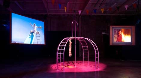 Mike Kelley and Michael Smith
“A Voyage of Growth and Discovery”, 2009,
mixed-media installation, multi-channel
video, sound installations and sculpture.