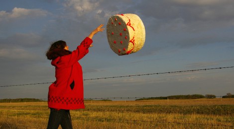 Amalie Atkins, Cake Toss, from “Three Minute Miracle: Tracking the Wolf” (2008), performance and film installation