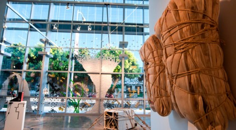 Installation shot of “Descartes” 2010 at MOLAA