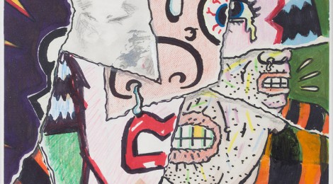 Art Spiegelman
Study for the Cover of RAW no. 7, The Torn-Again Graphic Mag. Mixed media. Ca. 1985