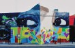 Fernando Corona’s mural “Miradas en Transito,” at the Instituto de Investigaciones Culturales Museo U.A.B.C., 2012, Photo by Marco Roche