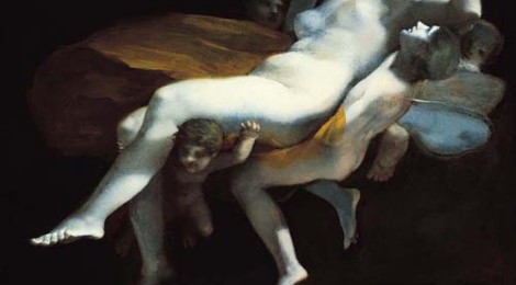 Pierre-Paul Prud’hon, The Abduction of Psyche by Zephyrus to the Palace of Eros,
after 1808, probably before 1820, Oil on canvas,
Norton Simon Art Foundatio