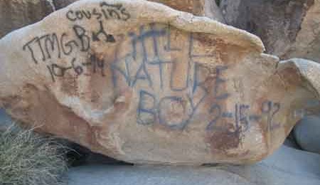Graffiti at Rattlesnake Canyon, Photo: Courtesy The National Park Service