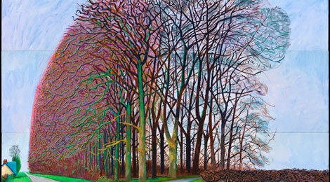 David Hockney, Bigger Trees Nearer Warter, Winter 2008, © David Hockney, Photo: Richard Schmidt