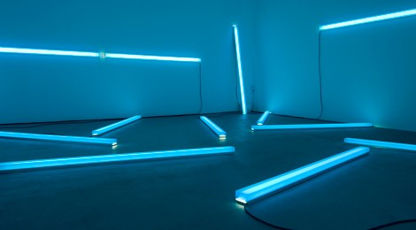 Johannes Girardoni, Chromasonic Field BlueGreen, 2013.