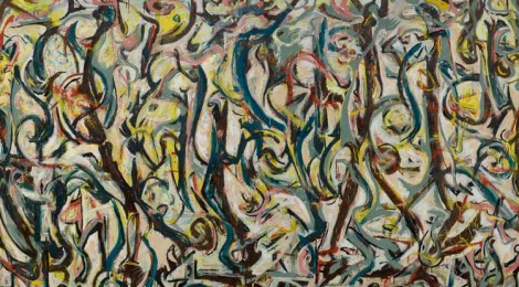 Jackson Pollock, Mural, 1943, detail