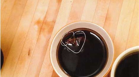 "My morning cup told me it was going to be a good day."
