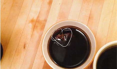 "My morning cup told me it was going to be a good day."