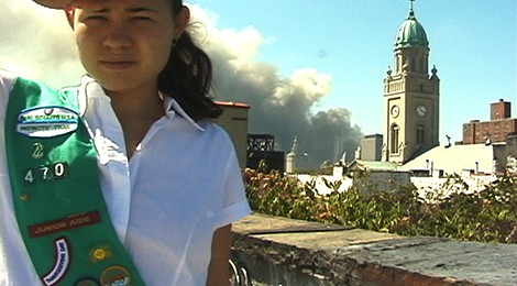 Still from Laurel Nakadate’s “Greater New York,” 2005. Courtesy Leslie Tonkonow Artworks + Projects, New York.