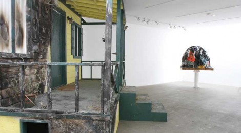 Christian Tedeschi, 5244 Baltimore, 2014, (on left) and (right) Niche, 2014. Courtesy Western Project.