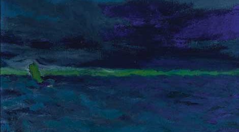 Emil Nolde, Blue Sea (Blaues Meer), circa 1914, Virginia Museum of Fine Arts © Nolde Stiftung Seebüll
