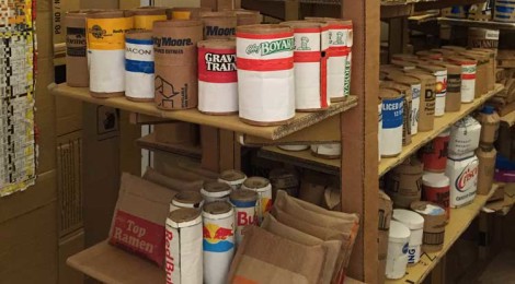 Bob Snead, Cardboard Dollar Store at Art Basel