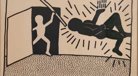 Keith Haring (1958–1990)
Untitled, 1980, Collection of Jose Martos. © 2014, Keith Haring Foundation