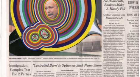 Fred Tomaselli, Apr. 28, 2010, (2010); Private collection, New York