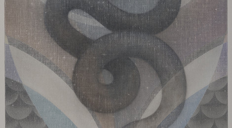 Theodora Allen, The Snake, No.2, 2014. Courtesy of the artist and Blum & Poe.
