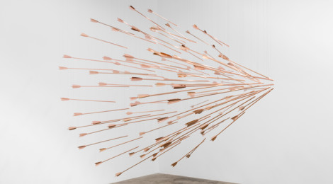 Glenn Kaino, A Shout Within a Storm, 2014, installation view at Honor Fraser Gallery, Los Angeles, CA, photo Joshua White/JW
Pictures.com, courtesy Honor Fraser Gallery.