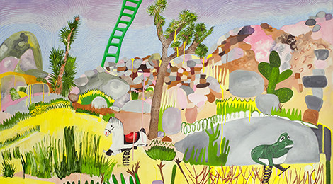 Carol Es, Ladder to Dad, 2014.