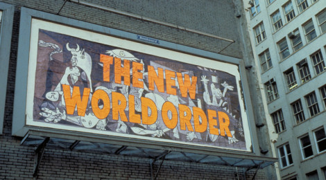 © Ron English, New World Order (Guernica), Billboard, NY, NY, 1991.