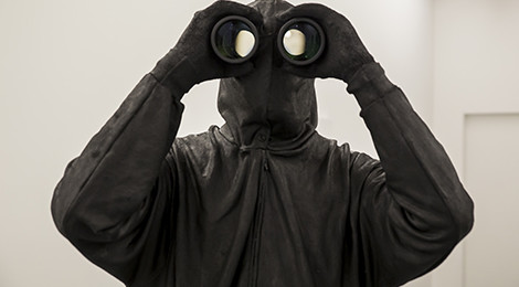 Mark Jenkins, The Bird Watcher, 2015, Photo credit: Theonepointeight Photography