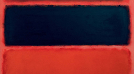 Mark Rothko, No. 36 (Black Stripe), 1958, from the collection of the Museum Frieder Burda in Baden-Baden.
