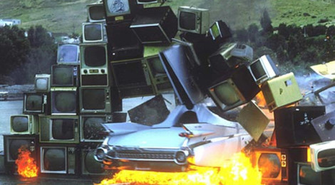Media Burn by Ant Farm (1975).