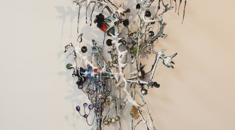 Maura Bendett, White Reindeer Antlers, 2016
