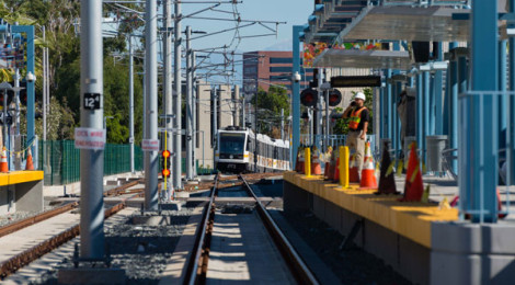 Expo Line at Bergamot Station