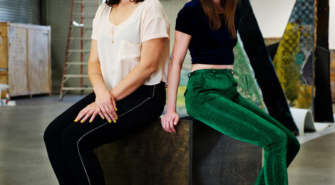 Davida Nemeroff and Mieke Marple of Night Gallery, photo by Tyler Hubby