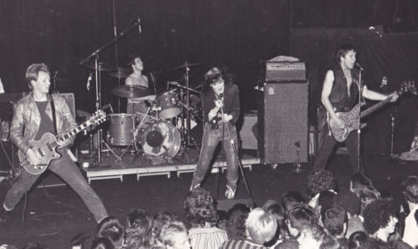 X at the Whisky a Go Go, August, 1980, photo by Lynda Burdick.