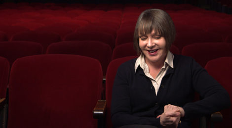 Diana Thater at The Theatre at Ace Hotel in Los Angeles, USA, 2015. Production still from ART21’s series Art in the Twenty-First Century, Season 8, 2016. Cinematography: Scott Anger. © ART21, Inc. 2016.