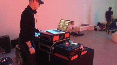Richard Chartier plays a set at Tonalism, LACE's overnight ambient music happening.
