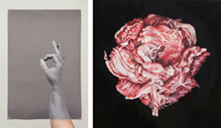 Matthew Schlagbaum: Smiling through gritted teeth and Victoria Reynolds: Médaillons de Corpos bgfa 1703 composite e Matthew Schlagbaum: Smiling through gritted teeth and Victoria Reynolds: Médaillons de Corpos