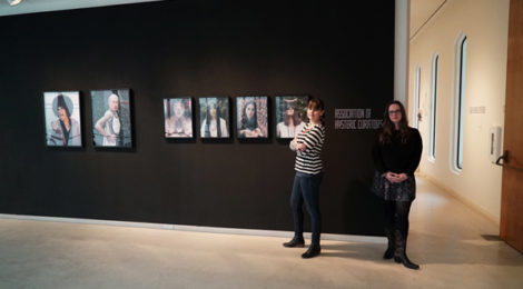 Mary Anna Pomonis and Allison Stewart at The Collectivists, Brand Library, photo by Simeon Soffer