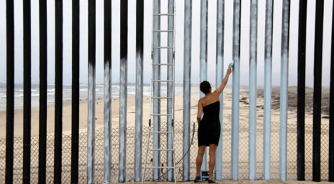Video stills from Erasing the Border (Borrando la Frontera), 2012