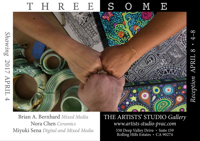 Threesome a South Bay art opening! Threesome Flier Twitter Threesome a South Bay art opening!