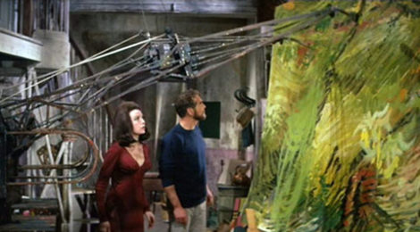 A Monster: Painting machine from What a Way to Go.