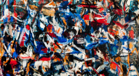 Grace Hartigan, The King Is Dead, 1950, Permanent Collection, Snite Museum of Art,
University of Notre Dame,
Estate of Grace Hartigan.