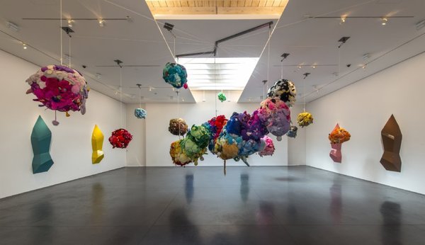 Mike Kelley's "Deodorized Central Mass With Satellites," 1991-99, mixed media, shown at Perry Rubenstein Gallery in November 2012. (Perry Rubenstein Gallery)