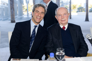 Michael Govan and A. Jerrold Perenchio at LACMA, November 6, 2014 (Photo by Stefanie Keenan/Getty Images for LACMA)