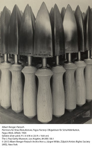 Flatirons for Shoe Manufacture; Albert Renger-Patzsch, German, 1897 - 1966; about 1926; Gelatin silver; Sheet: 22.9 x 16.8 cm (9 x 6 5/8 in.); 84.XM.138.1
