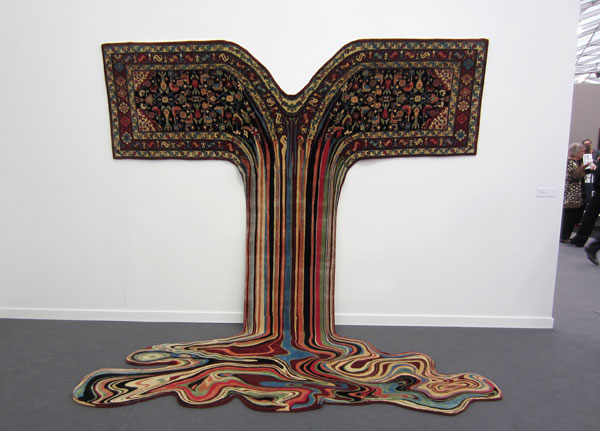 Faig Ahmed’s handmade woolen carpet Osho, 2015