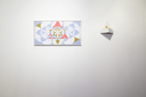 Manwell Quiza; (from left to right) Serinidad (2016), Pyramid de Quiza (2016), courtesy of the artist and Small Green Door. Photograph by Dunja Dumanski.