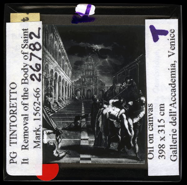 PG TINTORETTO It Removal of the Body of Saint Mark, 1562-6630” x 30” Endura metallic color print with metal stand, 2016