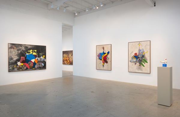 Installation view, "Dawn of the zone," at China Art Objects Galleries.