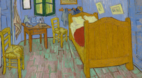 Vincent van Gogh (Dutch, 1853–1890), The Bedroom, 1889, The Art Institute of Chicago, Helen Birch Bartlett Memorial Collection.
