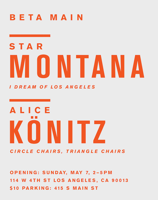Opening Reception: Star Montana with Alice Könitz