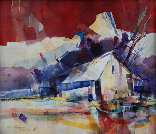 Watercolor Workshop: Barns and Shanties in Western Landscapes with Dan Dickman