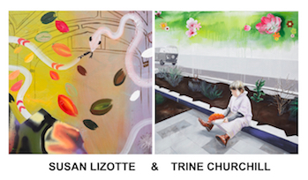 Art Opening of New Work by Susan Lizotte & Trine Churchill