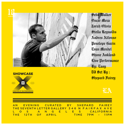 SHOWCASE X CURATED BY SHEPARD FAIREY