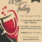 Free Wine Tasting at the DeBilzan fine art gallery in Laguna Beach